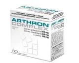 Opakowanie suplementu diety Arthron Complex z siarczanem chondroityny. Warto sprawdzić siarczan chondroityny skutki uboczne przed użyciem.